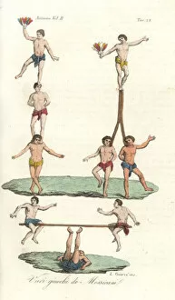 Mexican acrobats and performers