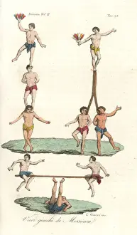 Mexican Prints: Mexican acrobats and performers