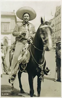Type Gallery: Mexican horseman or Charro, Mexico