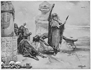 Displays Prints: MEXICAN SACRIFICE
