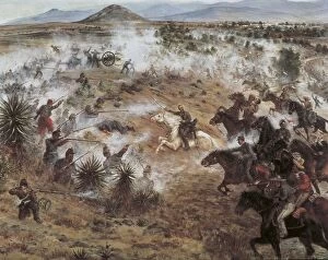 Puebla Gallery: Mexico (1867). Battle of Quer鴡ro