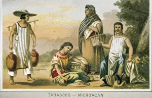 Inhabitants Prints: Mexico (19th c Tarasco Indians, inhabitants
