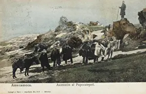 Ascend Prints: Mexico - Ascending slopes of Popocatepetl Volcano