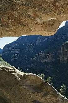 MEXICO. BAJA CALIFORNIA SUR. Painted Cave. Cave