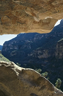 Humanidad Collection: MEXICO. BAJA CALIFORNIA SUR. Painted Cave. Cave