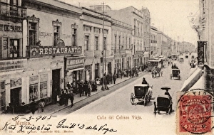 Images Dated 9th March 2011: Mexico City - Calle de Coliseo Viejo