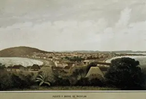 Mejico Prints: Mexico. Mazatlᮠon the shore of Pacific Ocean