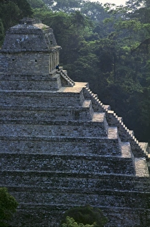 Humanidad Collection: Mexico. Palenque. Temple of the Inscriptions