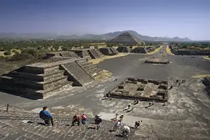 Geographic Prints: MEXICO. STATE OF MEXICO. TeotihuacᮮAvenue