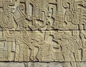 Religions Collection: MEXICO. VERACRUZ. El Taj�Relief from the south