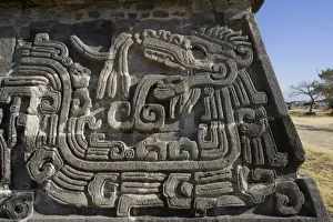 MEXICO. Xochicalco. Ceremonial Center. Quetzalcoatl