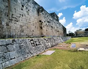 Maya Prints: MEXICO. YUCATN. Chich鮠ItzᮠBall Court. Maya