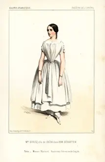 Mezzo-soprano Rosine Stoltz as Zaida in Dom