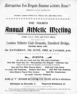Sports Gallery: MFB Athletic Association meeting poster