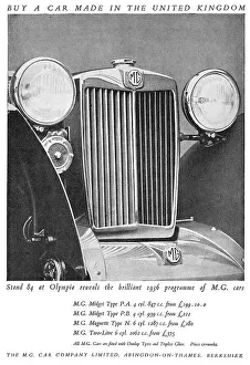 MG Cars For 1936