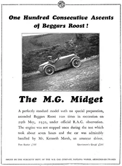 Midget Prints: MG Midget Beggars Roost 1930