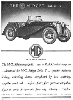 Midget Prints: MG Midget T Series