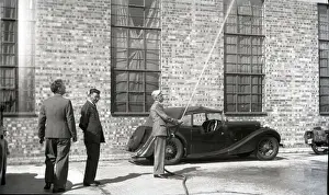 Hockley Prints: MG Vintage Car, Hullbridge, Essex