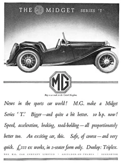 Midget Prints: The M.G.Car Company - M.G.MIdget Series T 1936