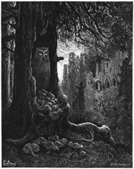 Nesting Prints: The Mice and the Owl