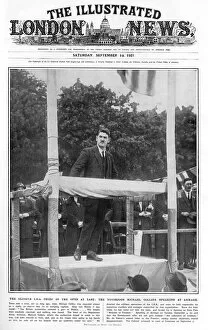 Speaking Gallery: Michael Collins at Armagh, 1921