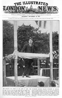 Michael Collection: Michael Collins at Armagh, 1921