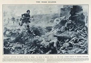 Barricades Gallery: Michael O Leary, Irish Guards, in Great War Deeds, WW1