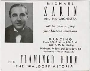 Invitation Prints: Michael Zarin Orchestra