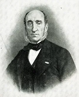 Michel Prints: Michel Chevalier, French economist, engineer and statesman