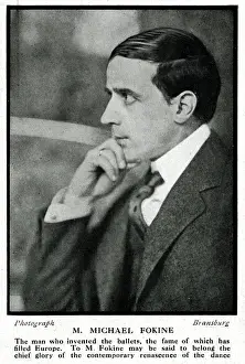 Michel Fokine, Russian choreographer and dancer