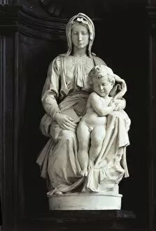 Renaissance Collection: Michelangelo (1475-1564). Madonna of Bruges