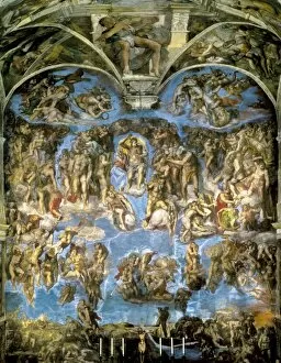 Renaissance Collection: Michelangelo (1475-1564). Sistine Chapel. The