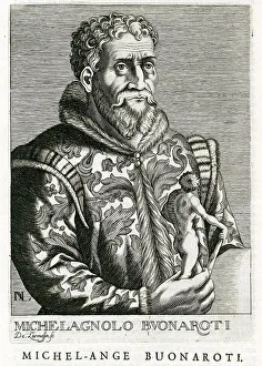 Larmessin Prints: Michelangelo Buonaroti