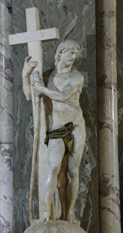 Images Dated 16th March 2009: Michelangelo Buonarroti (1475-1564). The Cristo della Minerv