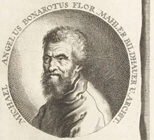 Michelangelo Prints: Michelangelo, Italian sculptor and painter, 1475-1564
