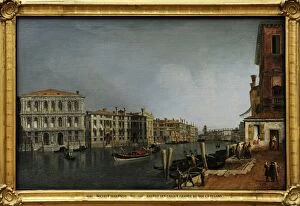 Pinakothek Gallery: Michele Marieschi (1710-1744). The Grand Canal, Venice, with