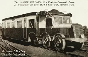 The Micheline - a train on pneumatic tyres