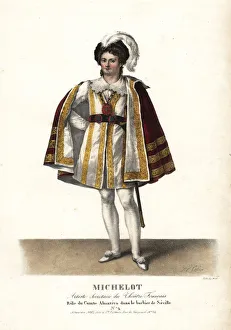 Seville Collection: Michelot as the Comte Almaviva in Le Barbier de Seville