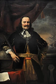 Balcony Collection: Michiel de Ruyter as Lieutenant-Admiral, 1667, by Ferdinand