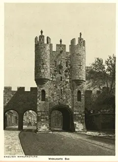 Micklegate Prints: Micklegate Bar, York, Yorkshire