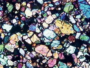 Aerinite Gallery: Microscope image of the Brachina meteorite