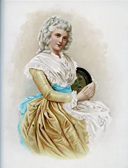 Noble Woman Prints: Mid 18th Century Woman