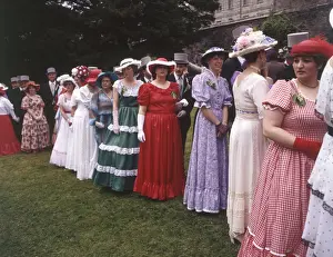 Midday Prints: Midday Dancers in Helston Floral Dance, Cornwall