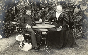 Couple in Garden 1910