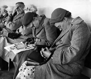 Sleepy Prints: Middle-aged people dozing in Eastbourne, Sussex