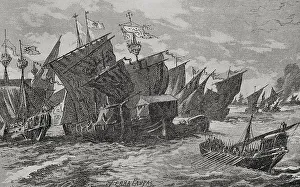 Glories Prints: Middle Ages. Commercial control of the Mediterranean