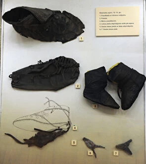 Middle Ages. Latvia. Footwear. Riga. 12th-13th century