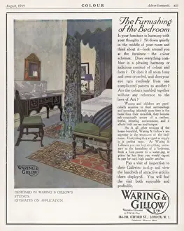 Gillow Prints: Middle Class Bedroom