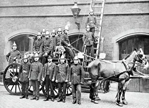 Middlesbrough Prints: Middlesbrough Fire Brigade Victorian period