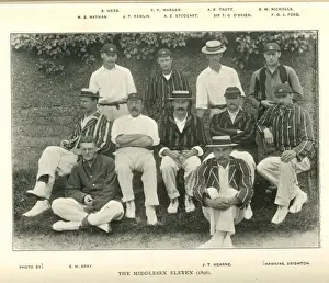Boater Prints: Middlesex Cricket Team, 1898